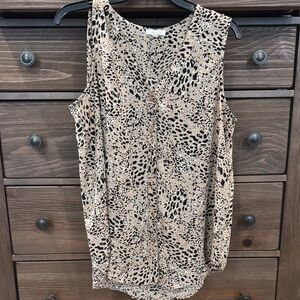 Leopard Print Sleeveless Top